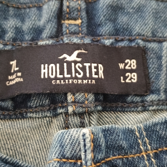 Hollister Papee Bag Jeans Ultra High Rise Mom Jean Denim 28 X 29/ 7L - Picture 8 of 8